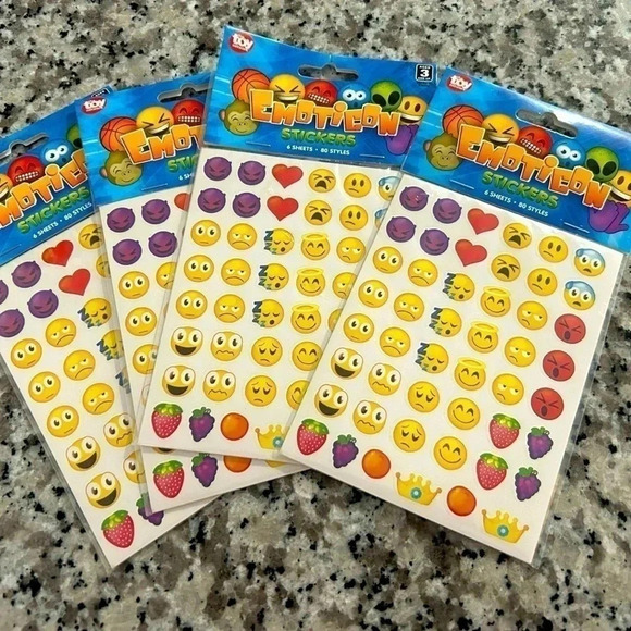 Emoji Stickers l 24 Sheets l 320 Stickers - Picture 1 of 3
